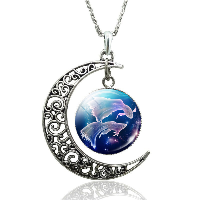 Collier Signe Astrologique Poisson | Lune Femme